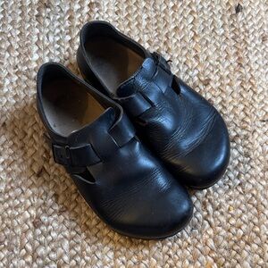 Birkenstock 40 Ladies 9-9.5 Black London Closed Back Clogs